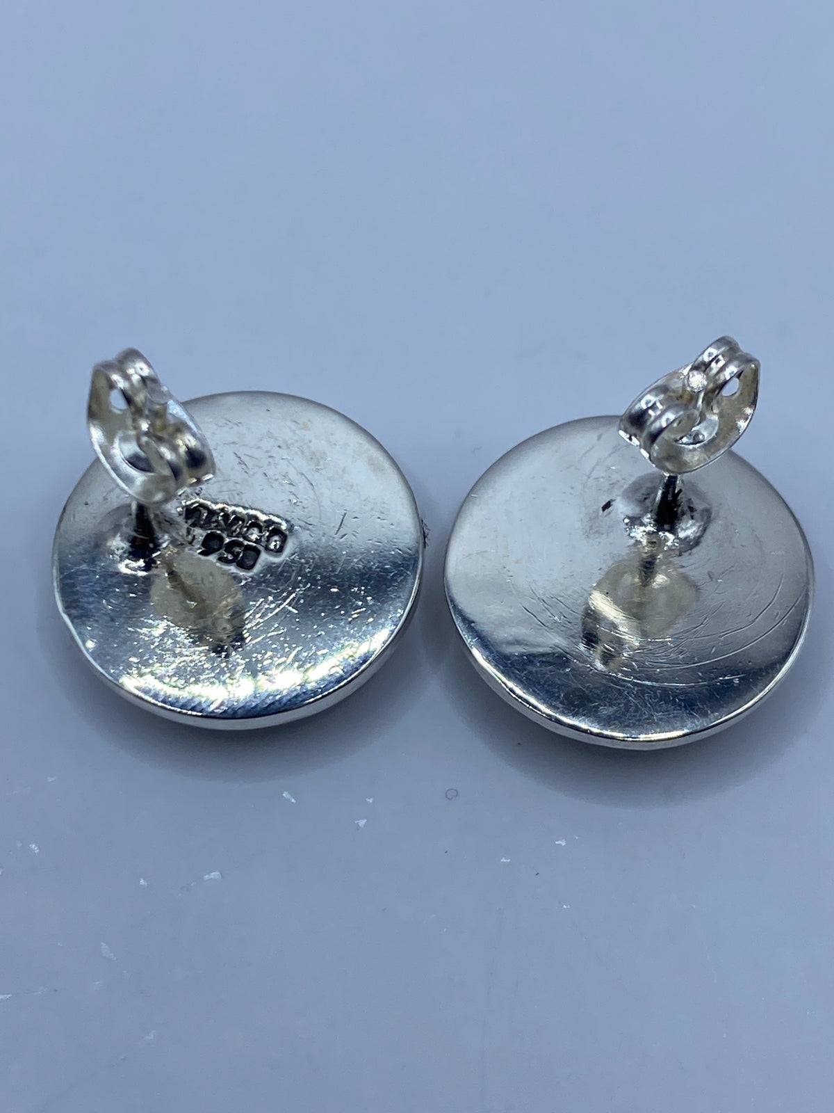 Aretes de Plata Ópalo de Fuego Morado — Taxco 950 — foto 5