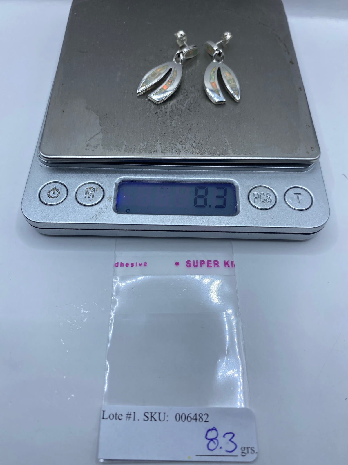 Aretes de Plata Ópalo de Fuego — Taxco 950 — foto 6