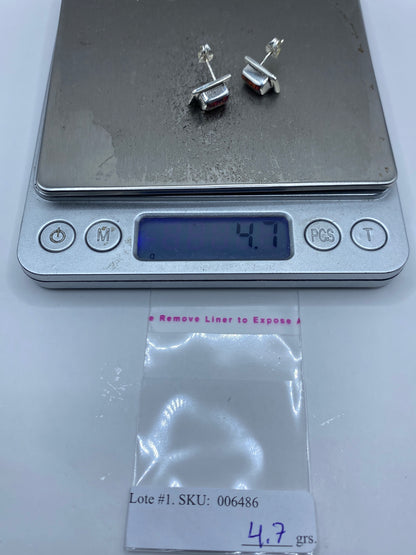Aretes Plata Ópalo de Fuego — Taxco 950 — foto 6