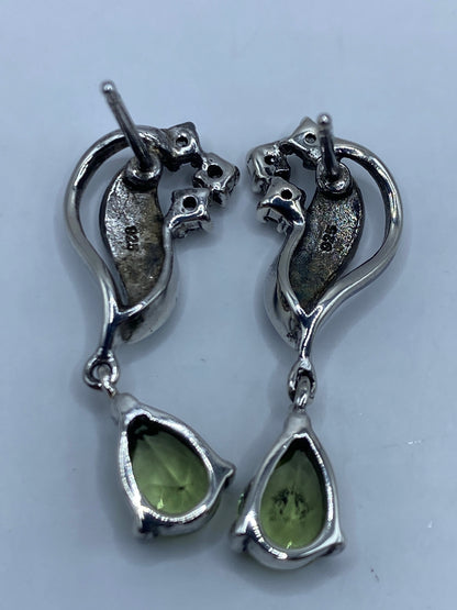 Aretes Plata Ópalo de Fuego Azul — Taxco 925 — foto 5
