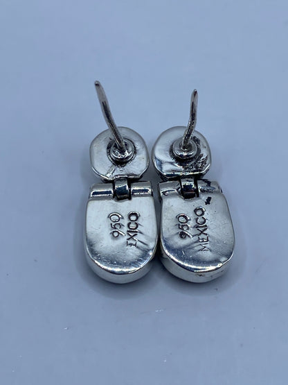 Aretes Plata Opalo de Fuego Multicolor — Taxco 950 — foto 5