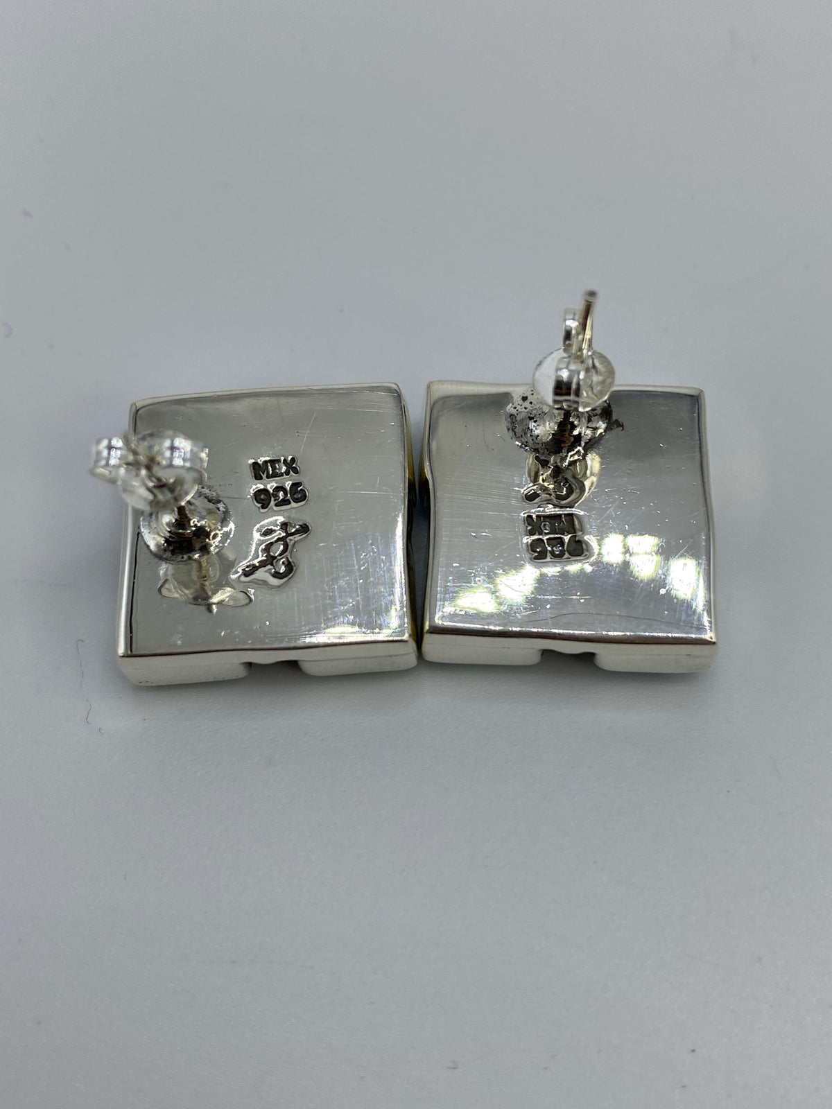 Aretes de Plata Turquesa Azul Minimalista — Taxco 925 — foto 5
