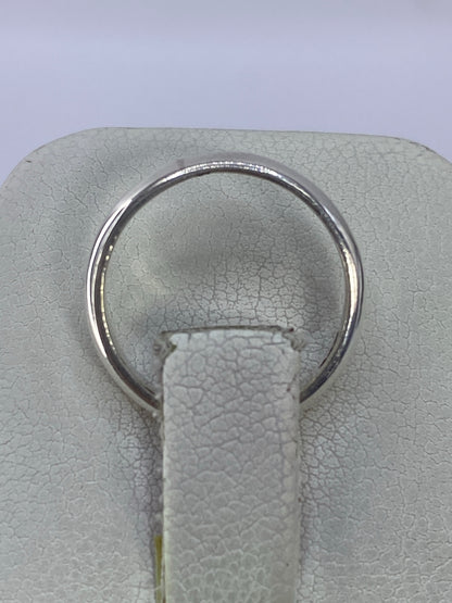 Vista superior del anillo minimalista de Taxco en plata 925