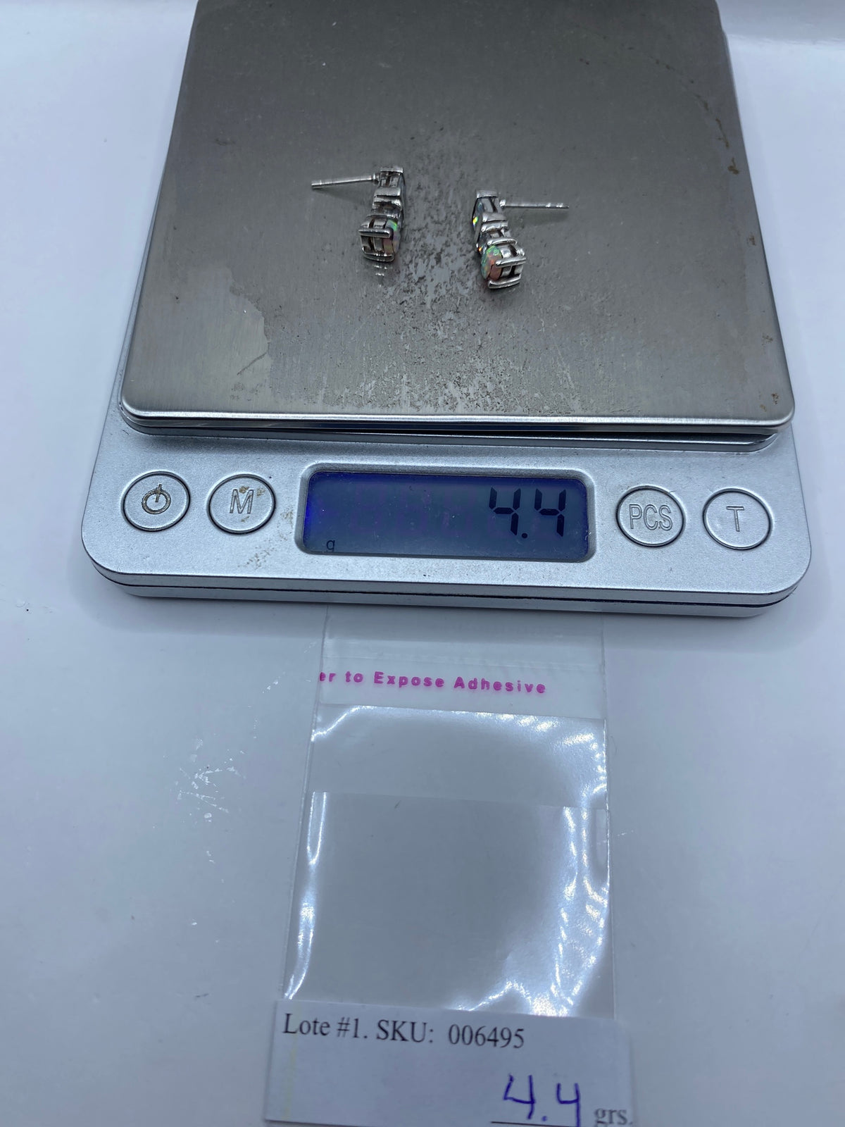 Aretes de Plata Ópalo de Fuego — Taxco 925 — foto 6
