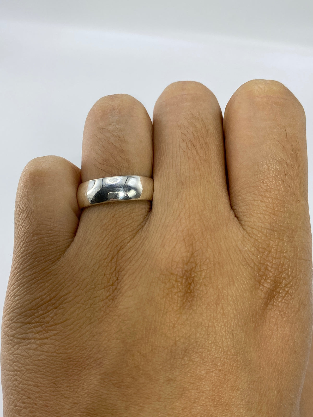 Anillo de Plata 925 Liso Pulido — Taxco — foto 6