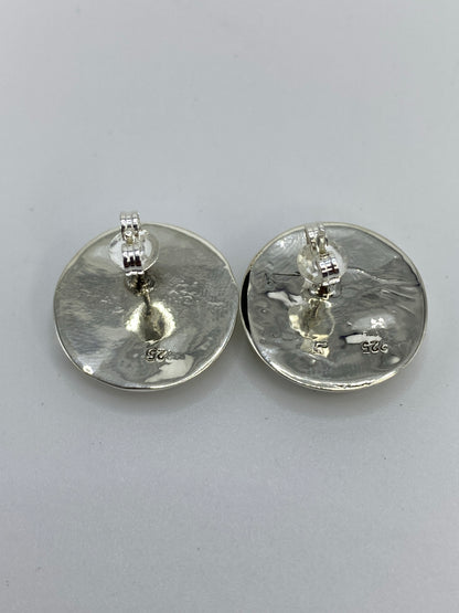 Aretes de Plata con Ópalo de Fuego — Taxco 925 — foto 5