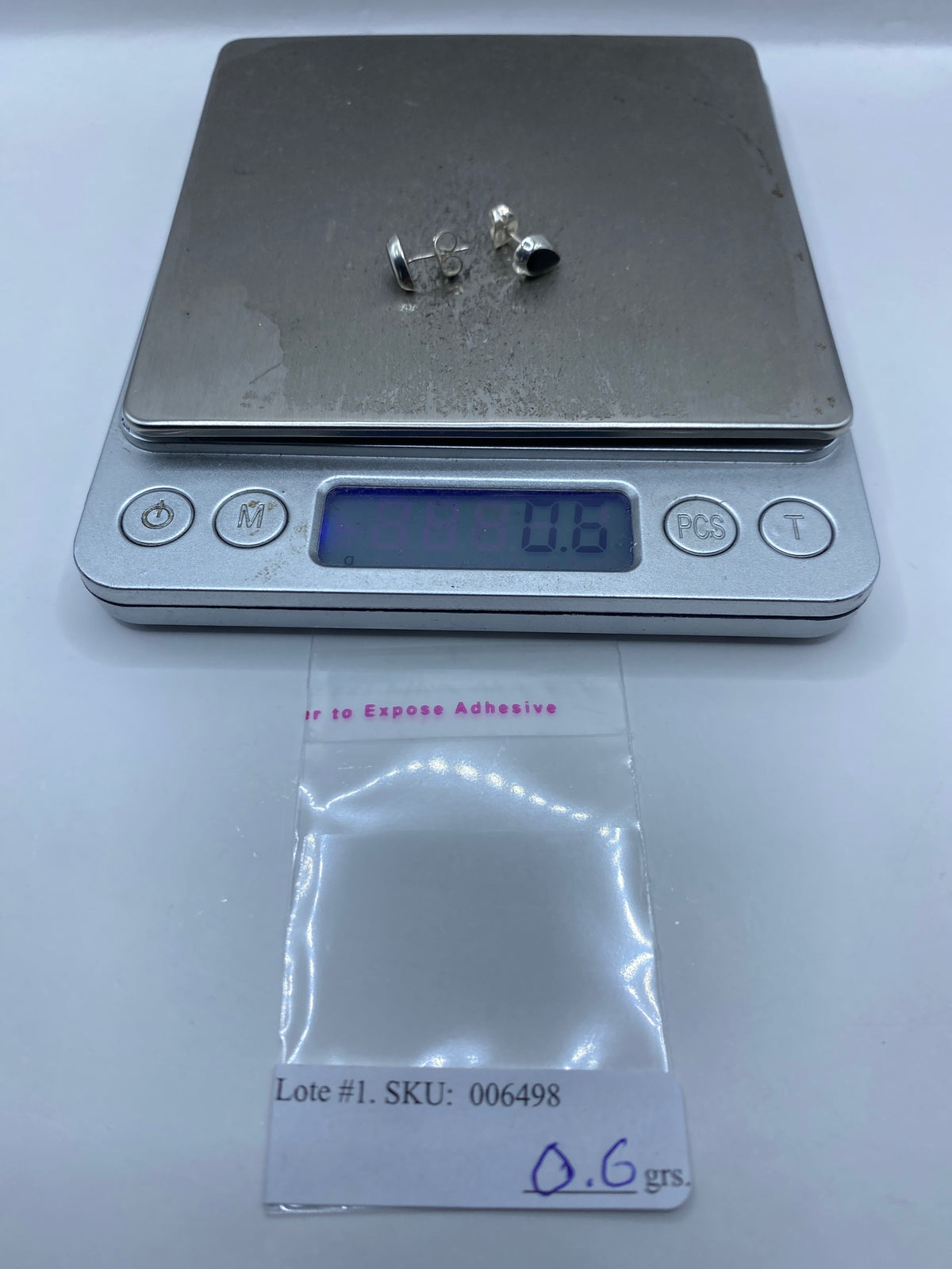 Aretes de Plata con Ónix Negro — Taxco 925 — foto 6