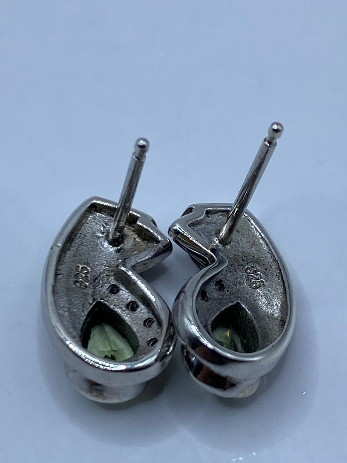 Aretes Plata Ópalo de Fuego Azul — Taxco 925 — foto 5