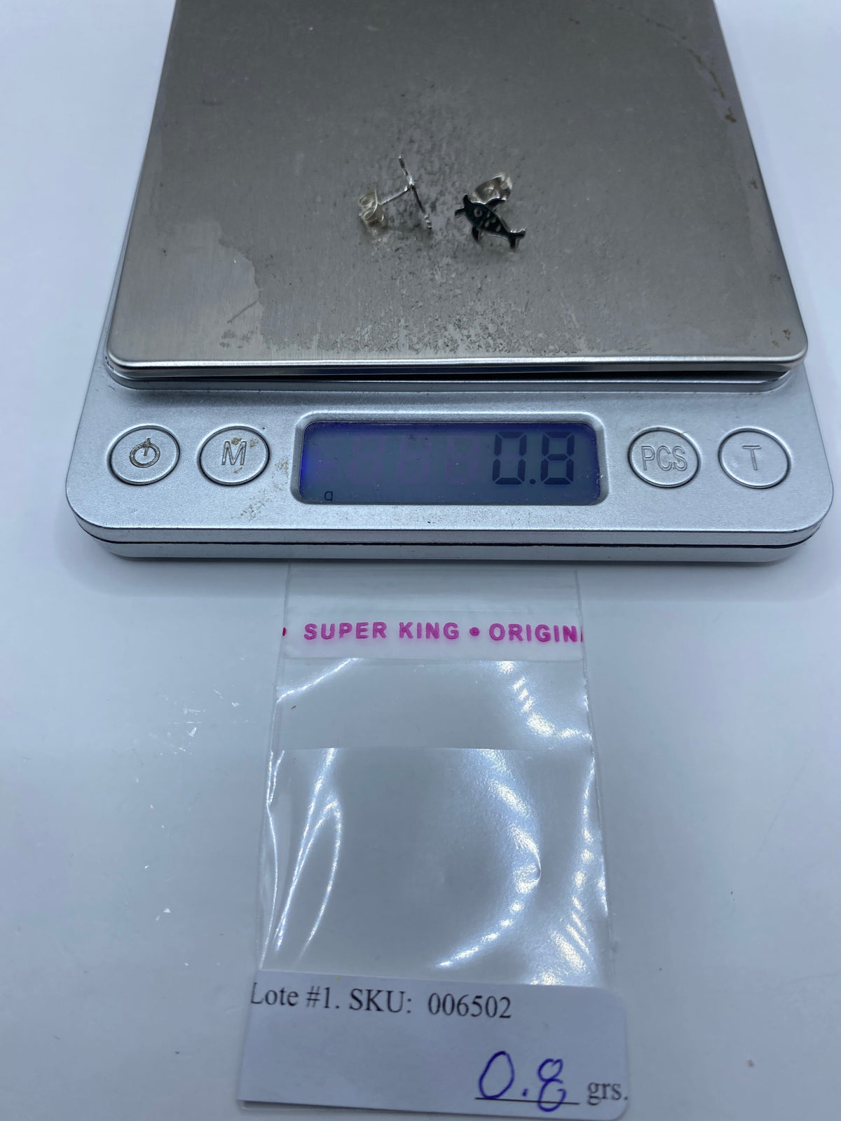 Aretes de Plata Repujado Tortuga Marina — Taxco 925 — foto 6