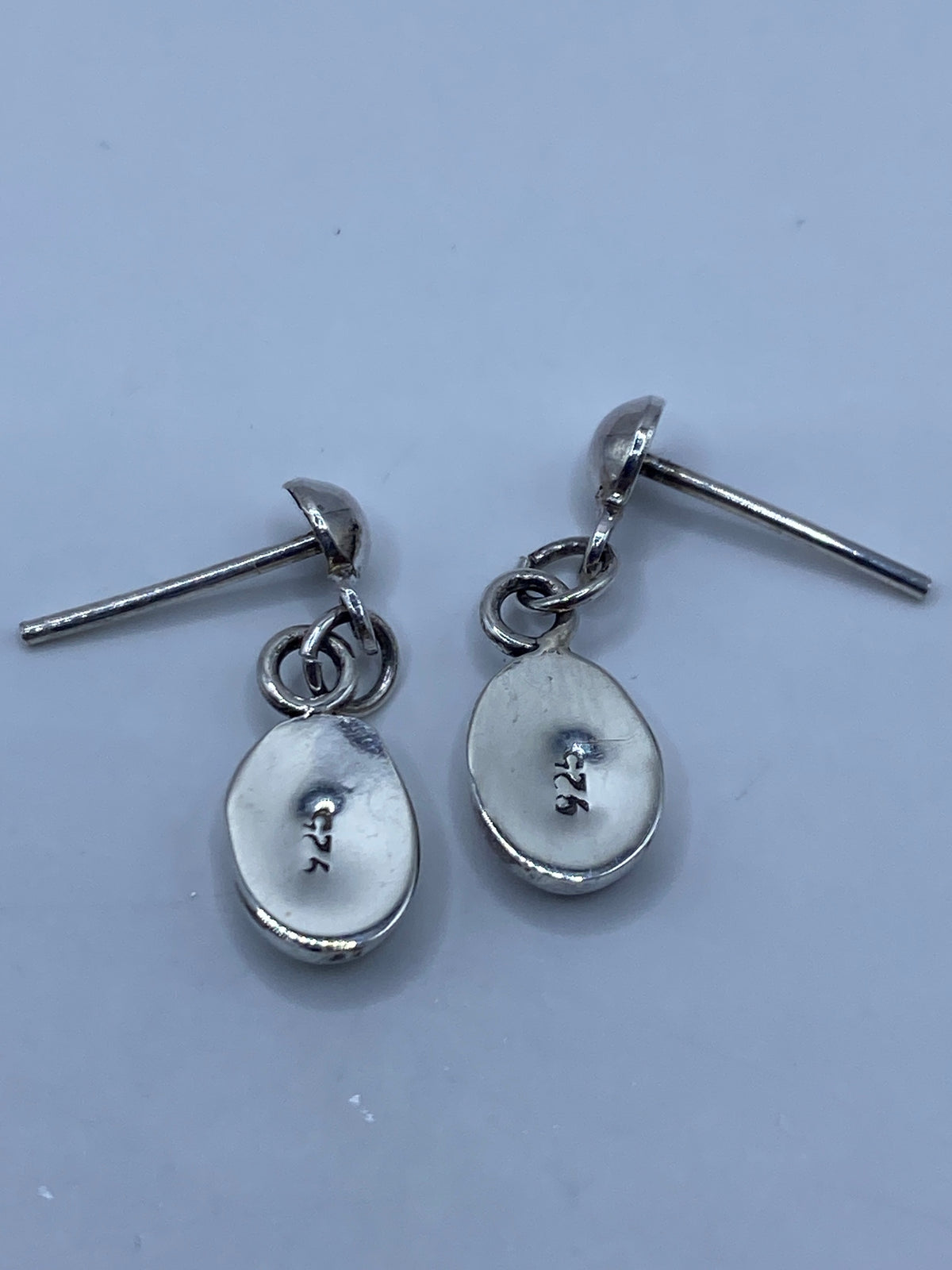 Aretes de Plata con Ópalo de Fuego — Taxco 925 — foto 5