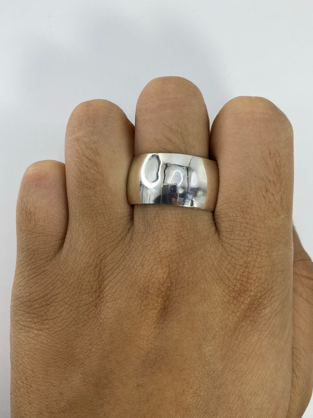 Anillo de Plata Macizo Banda Ancha — Taxco 925 — foto 5