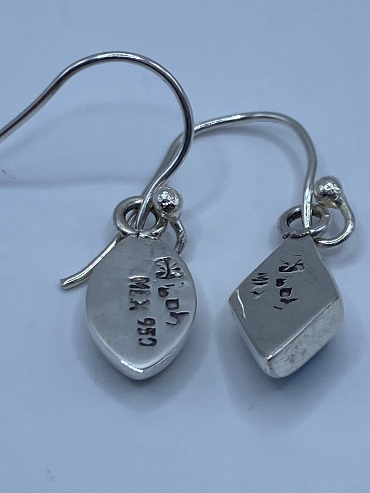 Aretes de Plata con Ópalo de Fuego — Taxco 950 — foto 5
