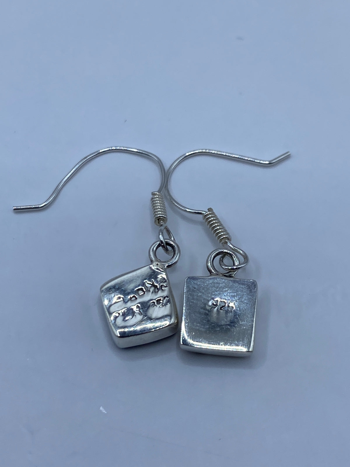 Aretes de Plata Ópalo de Fuego Azul — Taxco 925 — foto 5