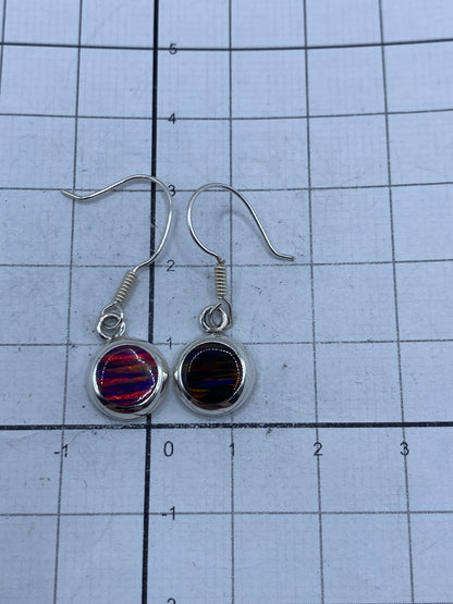 Aretes de Plata con Ópalo de Fuego — Taxco 950 — foto 5