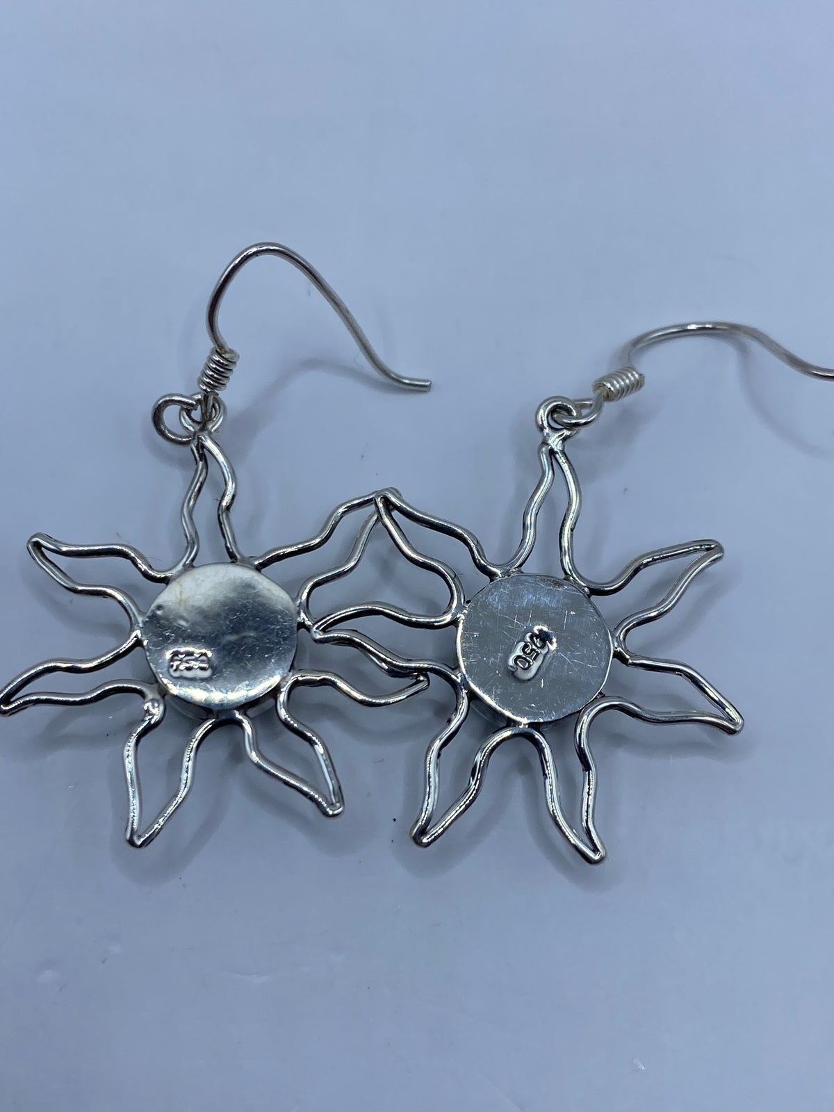 Aretes Plata Ópalo de Fuego Azul — Taxco 950 — foto 5