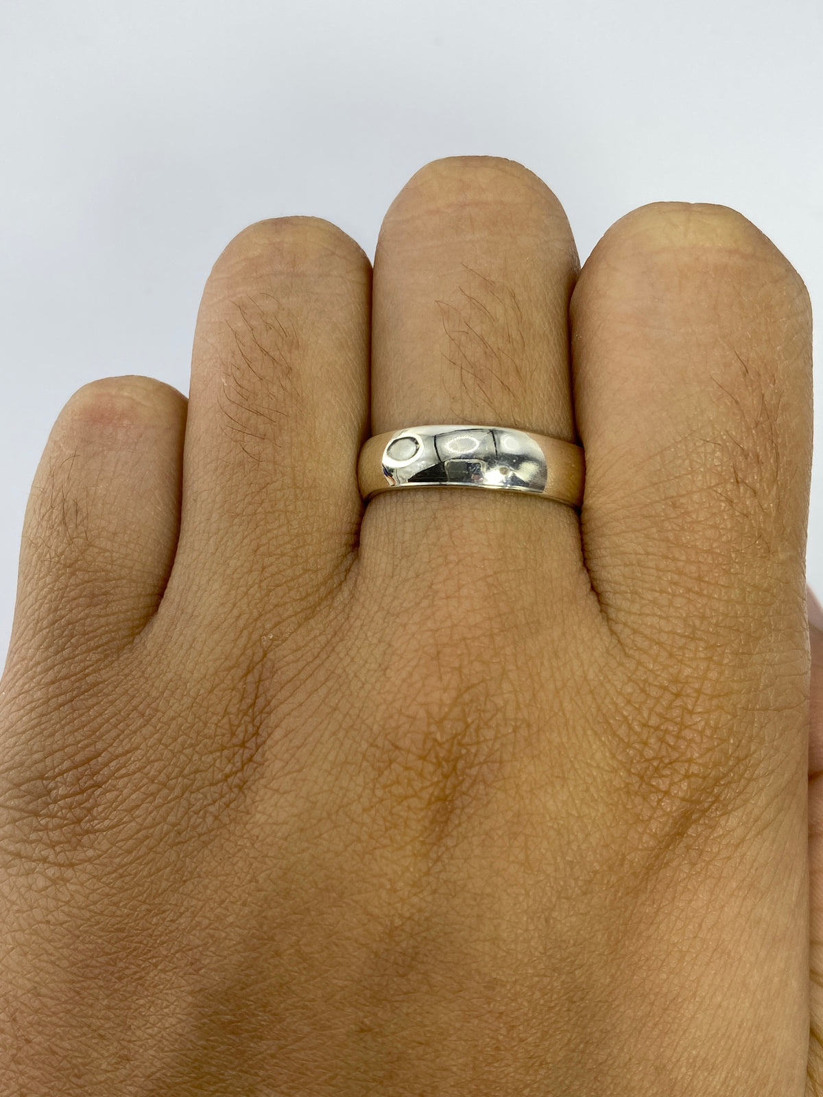 Anillo Banda de Plata Pulida — Taxco 925 — foto 5