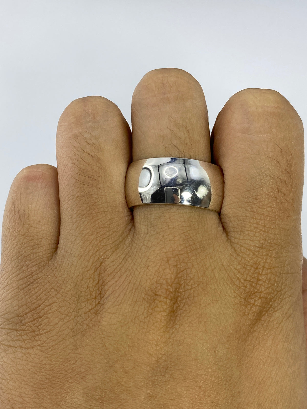 Anillo de Plata Espejo Pulido Taxco 925 — Talla 12 — foto 5