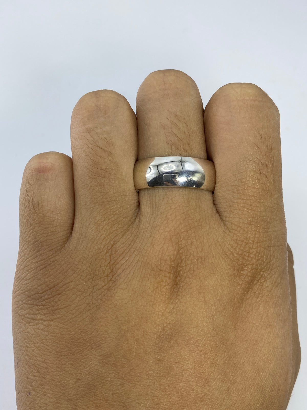 Anillo de Plata Lisa — Taxco 925 Talla 12 — foto 5