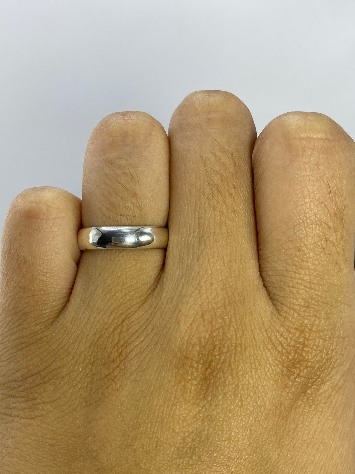 Anillo de Plata 925 Liso — Diseño Minimalista — foto 5