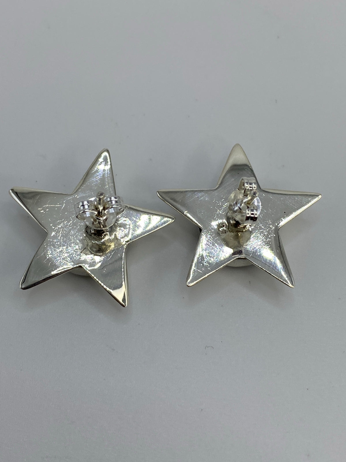 Aretes Estrella Plata con Ónix Negro — Taxco 925 — foto 5