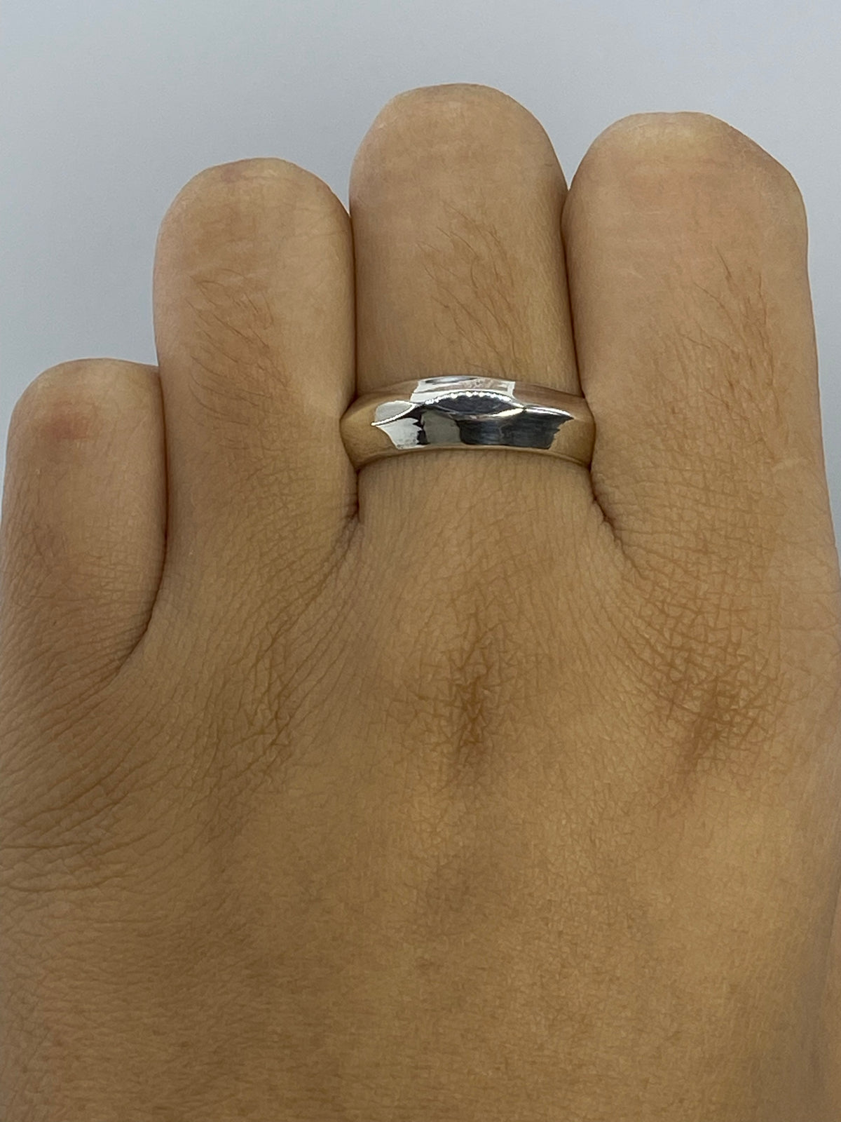 Anillo Geométrico de Plata 925 — Minimalista Unisex — foto 5