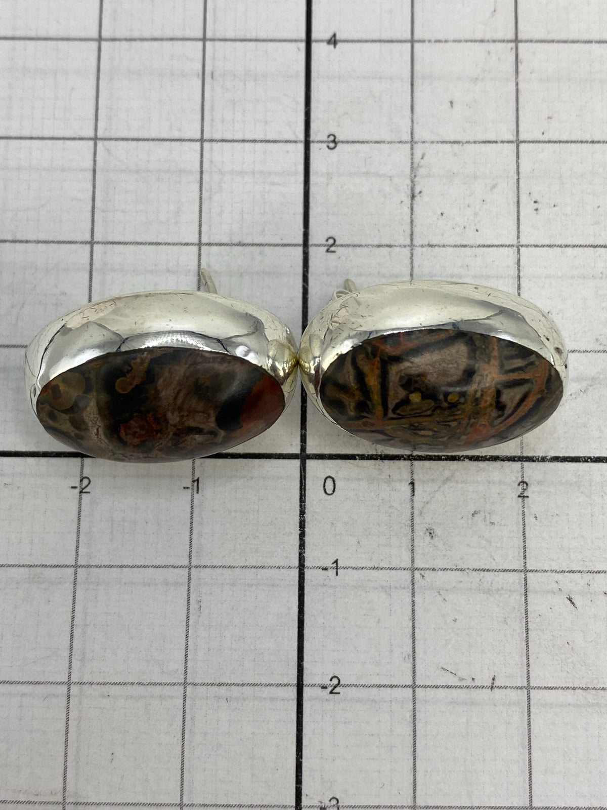 Cierre de botón especial de los aretes, plata 925 con Quinto