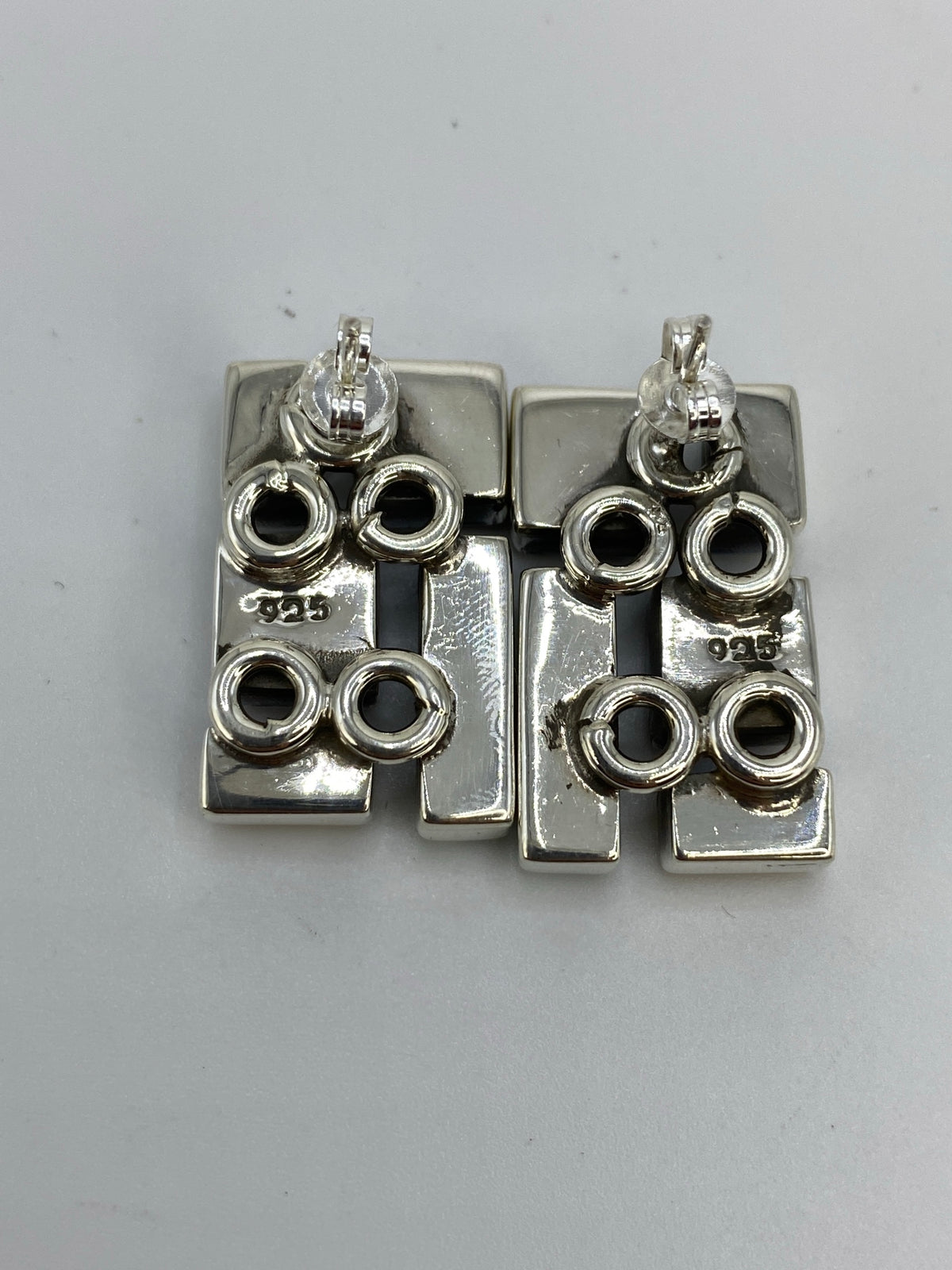 Aretes Plata 925 Turquesa, Coral y Ojo de Tigre — Taxco — foto 5