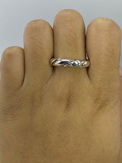 Anillo Retorcido de Plata 925 — Unisex Taxco — foto 5