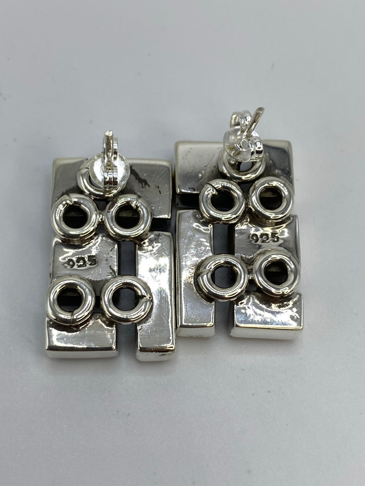 Aretes Plata 925 Coral, Ojo de Tigre y Lapislázuli — Taxco — foto 5