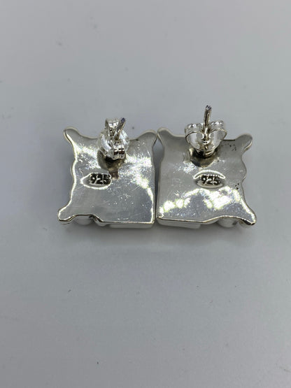 Aretes de Plata 925 con Ónix Negro — Taxco — foto 5
