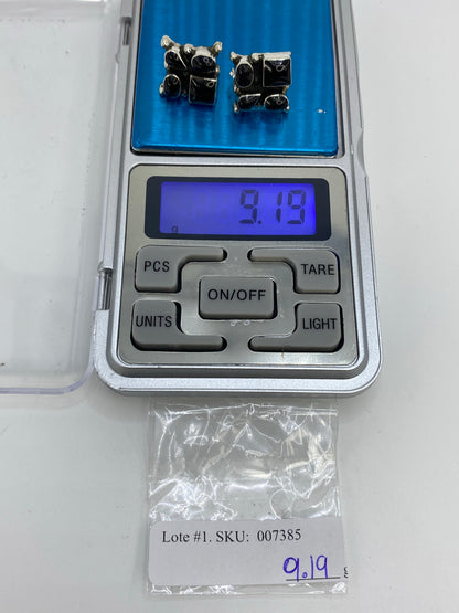 Aretes de Plata 925 con Ónix Negro — Taxco — foto 6