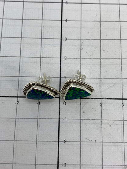 Reverso de los aretes de Taxco con marca 950 y sello de México