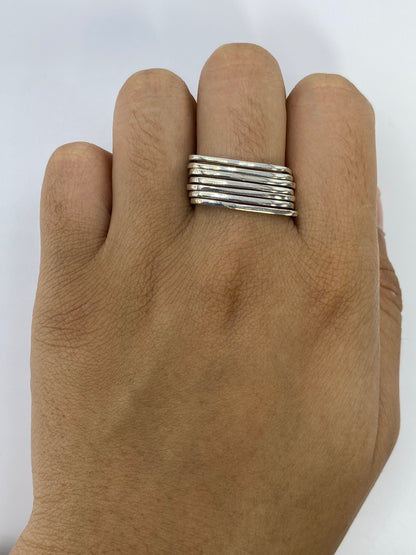 Anillo de Plata Bandas Paralelas — Taxco 925 — foto 5