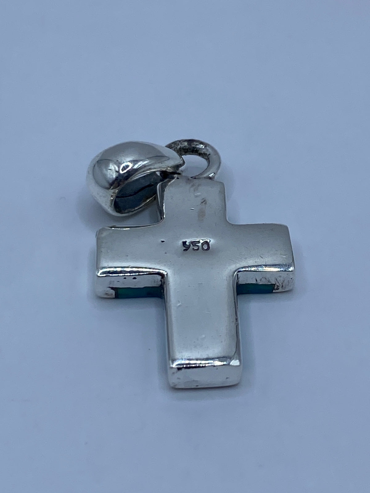 Cruz de Plata con Ópalo Azul — Taxco 950 — foto 5