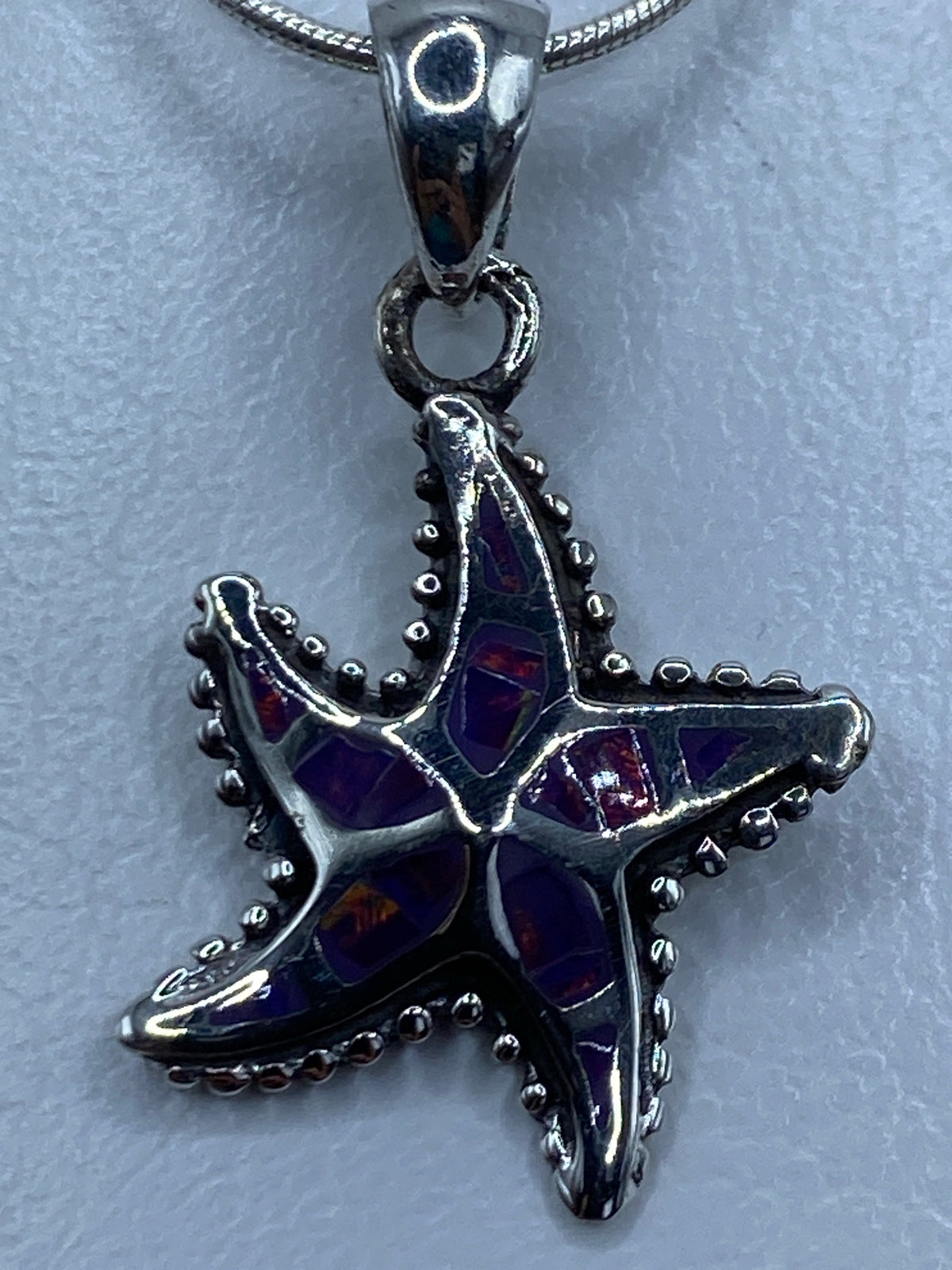 Detalle del Quinto 950 grabado en el reverso de la estrella de mar