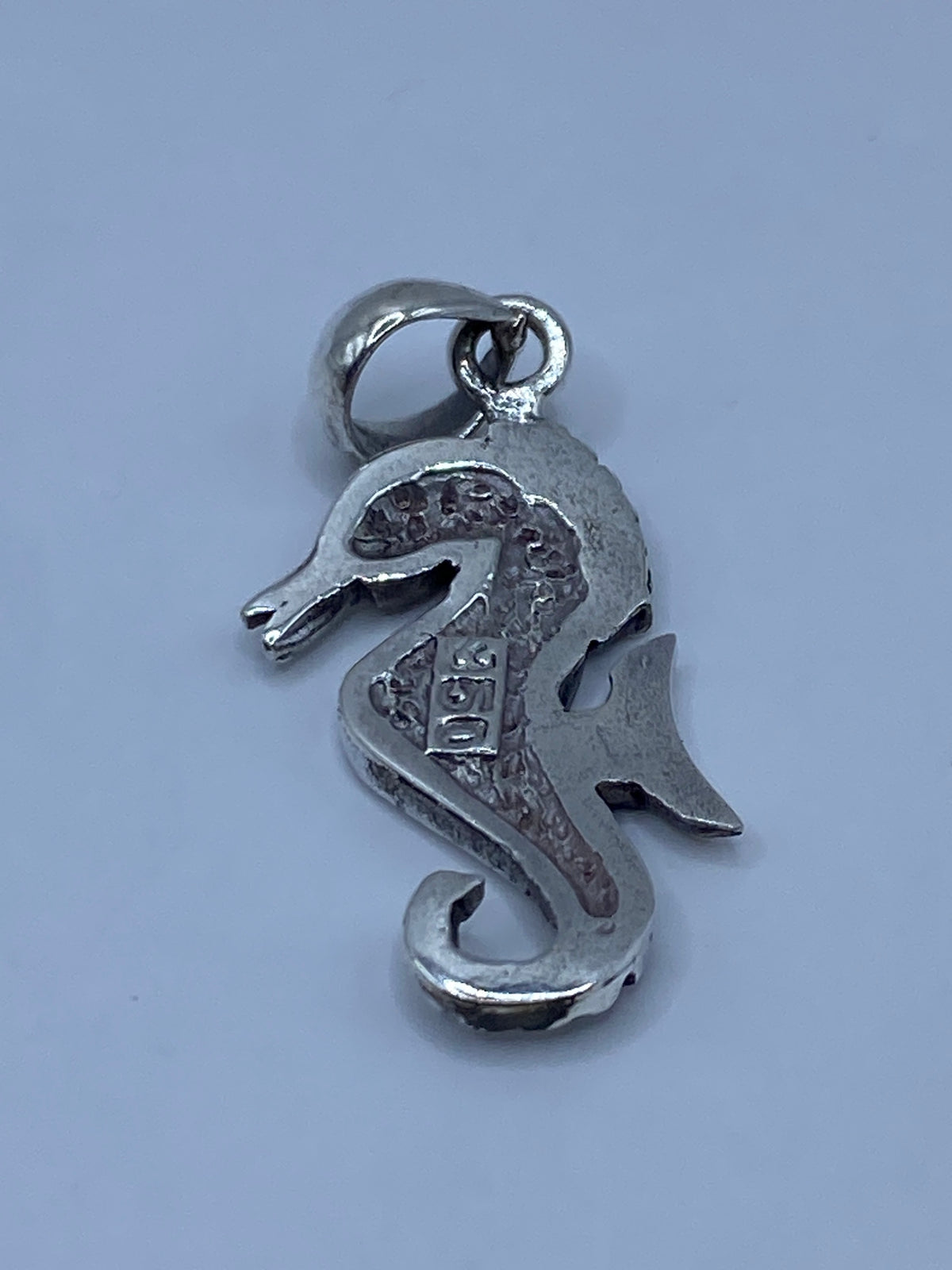 Dije Caballito de Mar Plata 950 con Ópalo Naranja — Taxco — foto 5