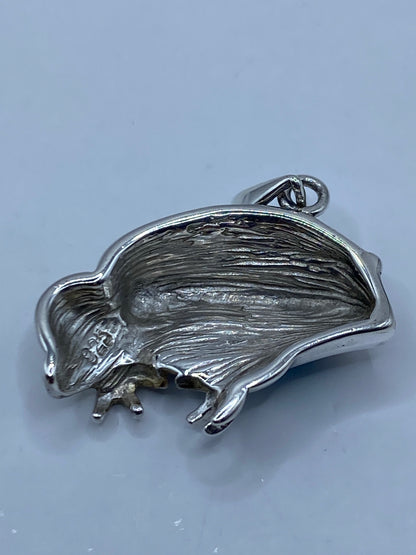 Dije Sapo de Plata con Ópalo de Fuego Azul — Taxco 925 — foto 5