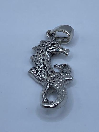 Dije Caballito de Mar Plata 925 con Ópalo Azul — Taxco — foto 5