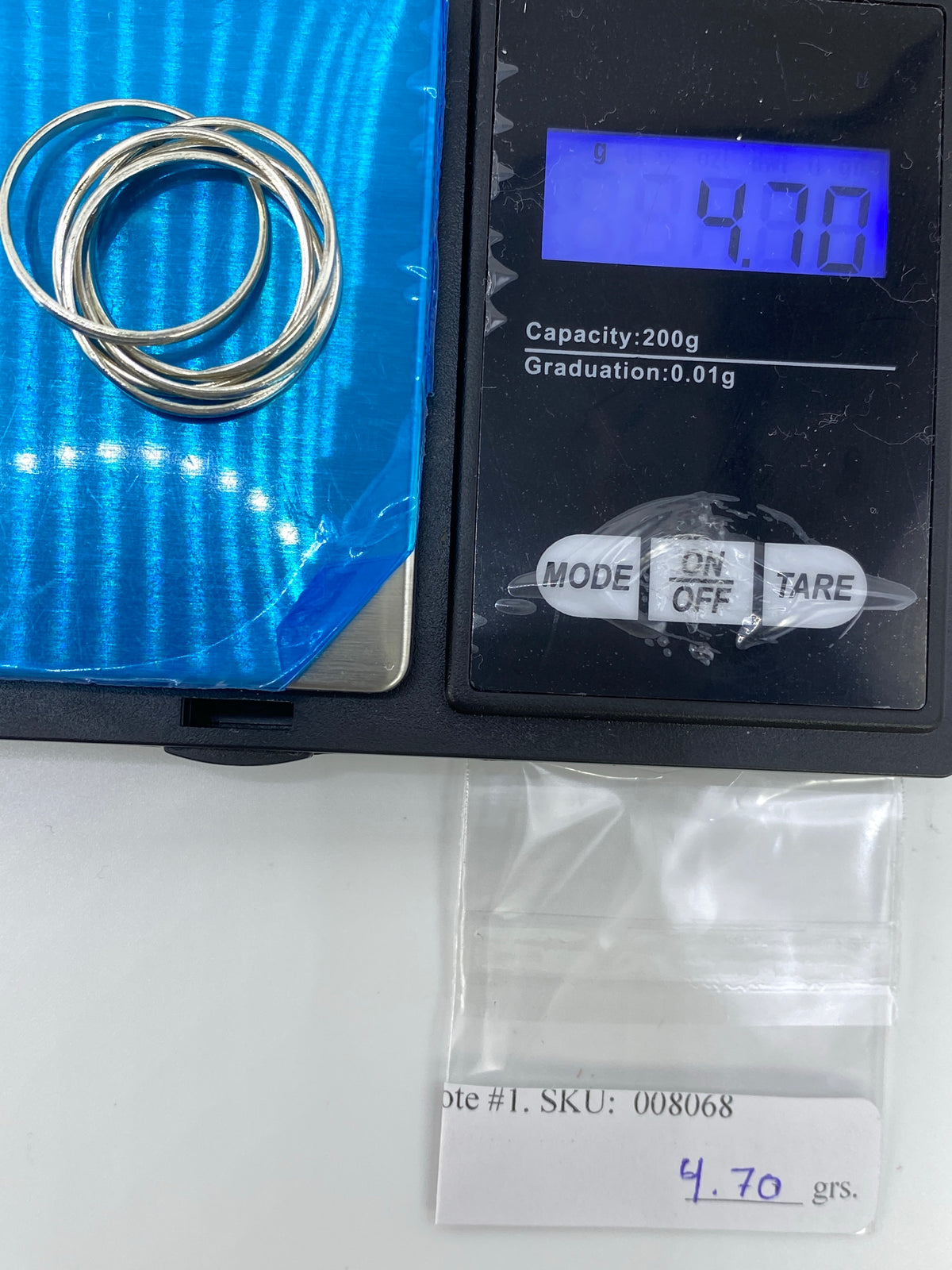 Anillo de Plata 925 con 5 Bandas Entrelazadas — Taxco — foto 6