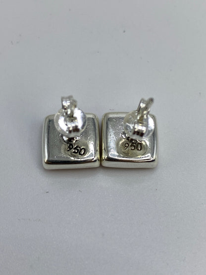 Aretes de Plata con Coral Rosa — Taxco 950 — foto 5