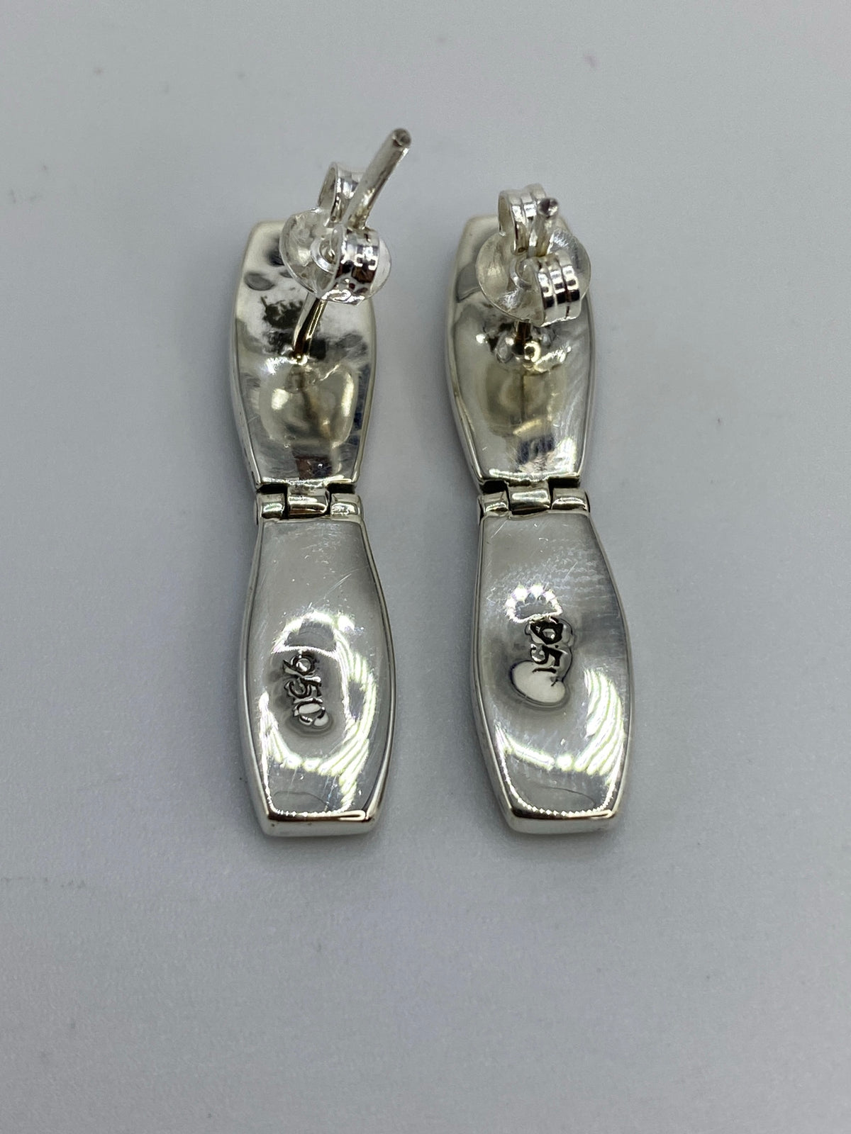 Aretes Plata 950 Ónix y Malaquita — Taxco — foto 5
