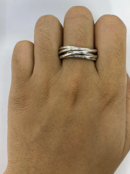 Anillo de Plata Semanario Entrelazado — Taxco 925 — foto 5