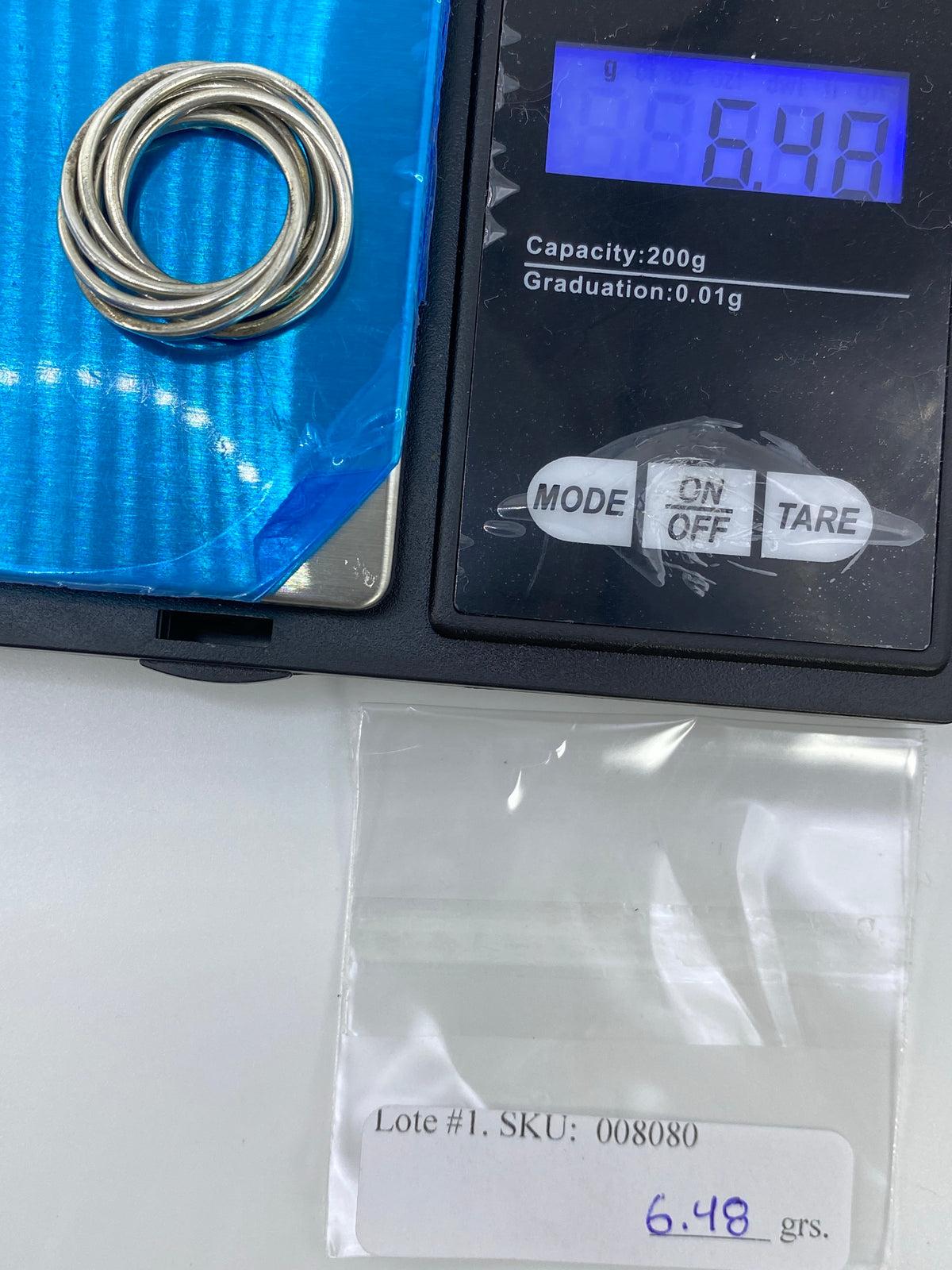 Anillo Semanario de Plata 925 — Taxco Eslabones — foto 6