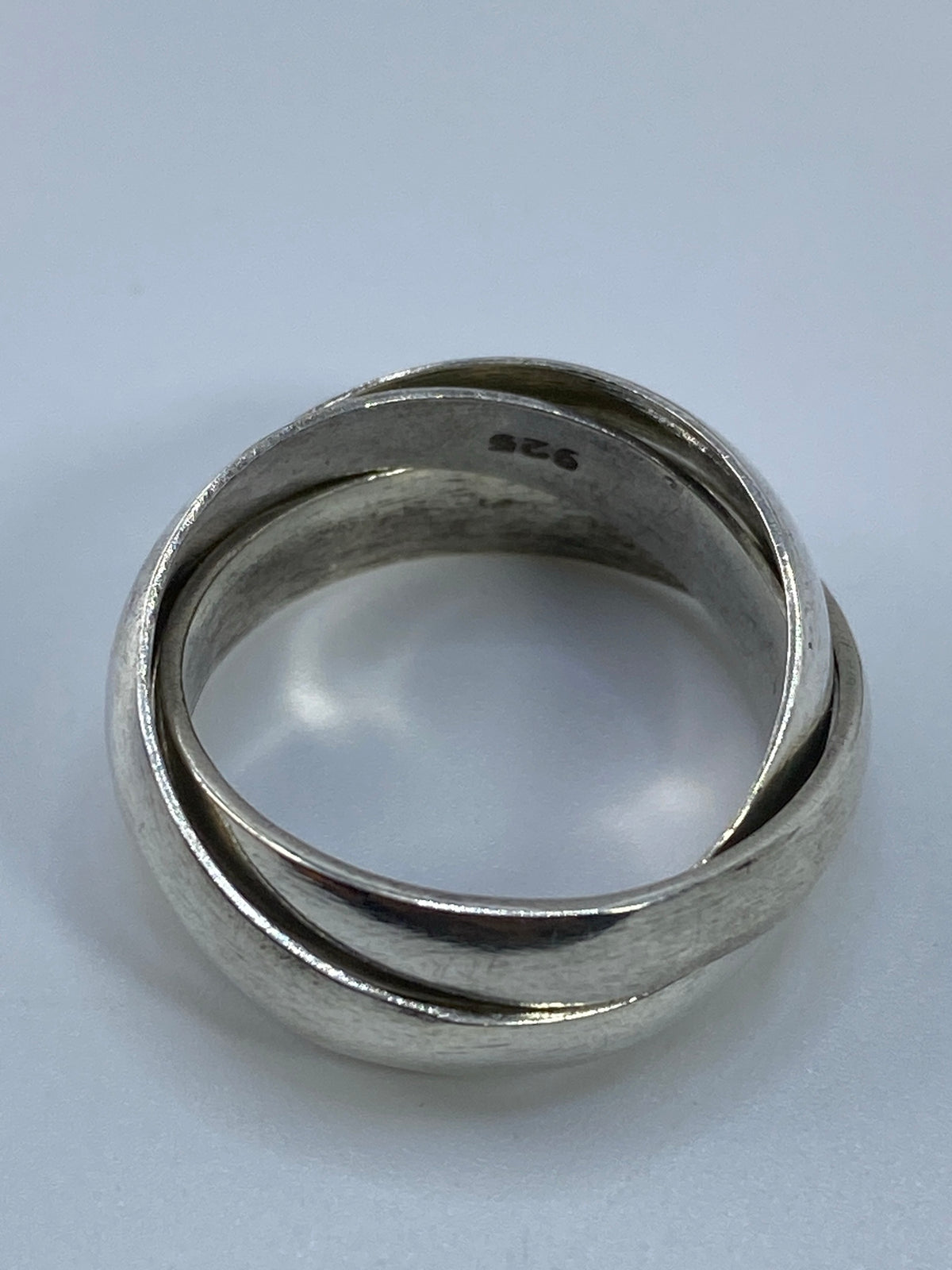 Anillo de plata 925 con marca del Quinto en el interior