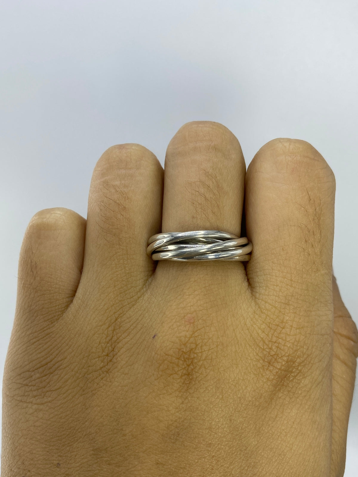 Anillo Semanario de Plata Eslabones — Taxco 925 — foto 5