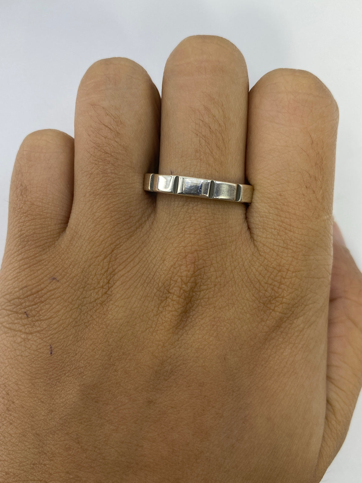 Anillo de Plata Geométrico Eslabonado — Taxco 925 — foto 5
