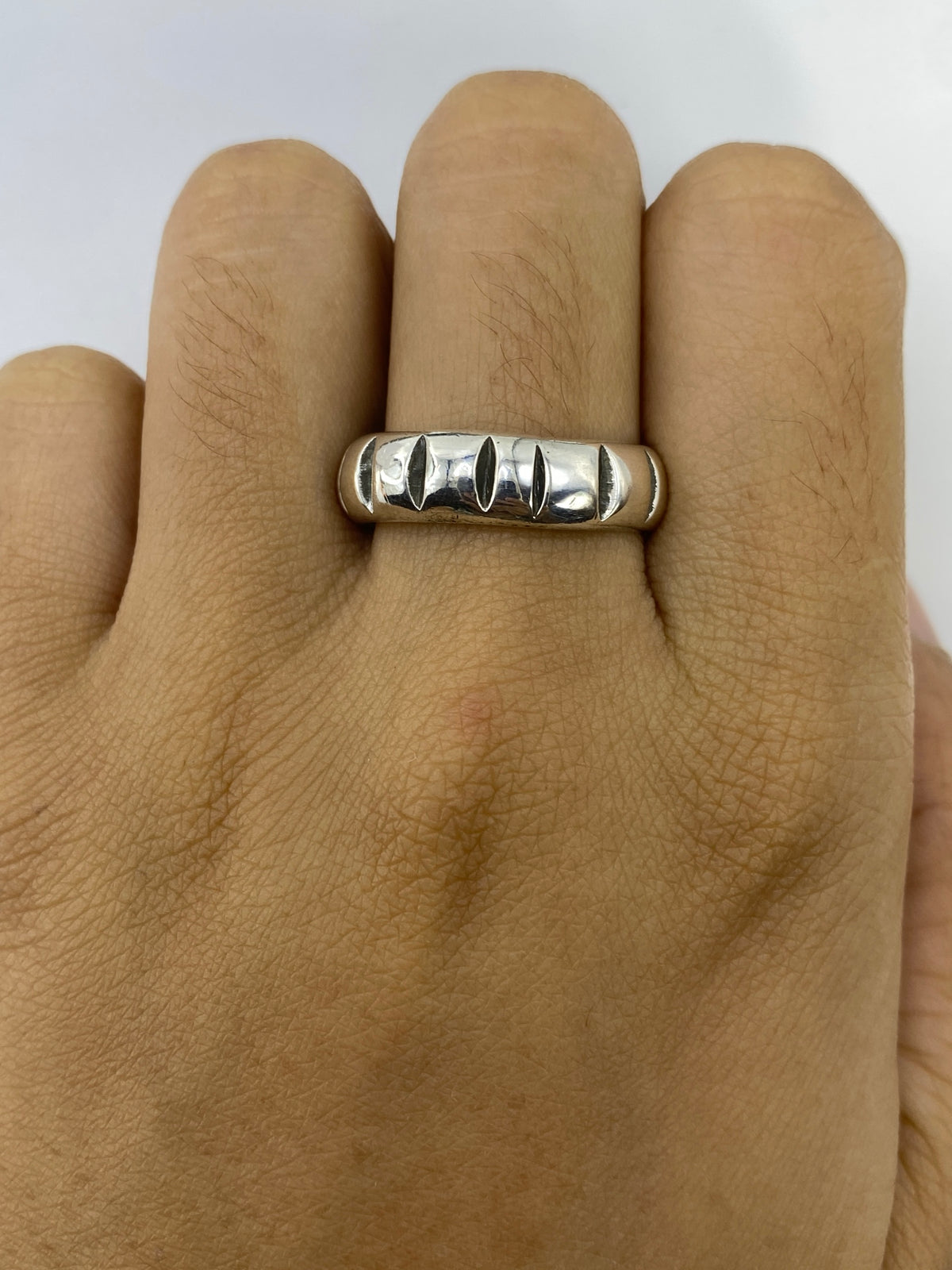 Anillo de Plata 925 con Volumen Geométrico — Taxco — foto 5
