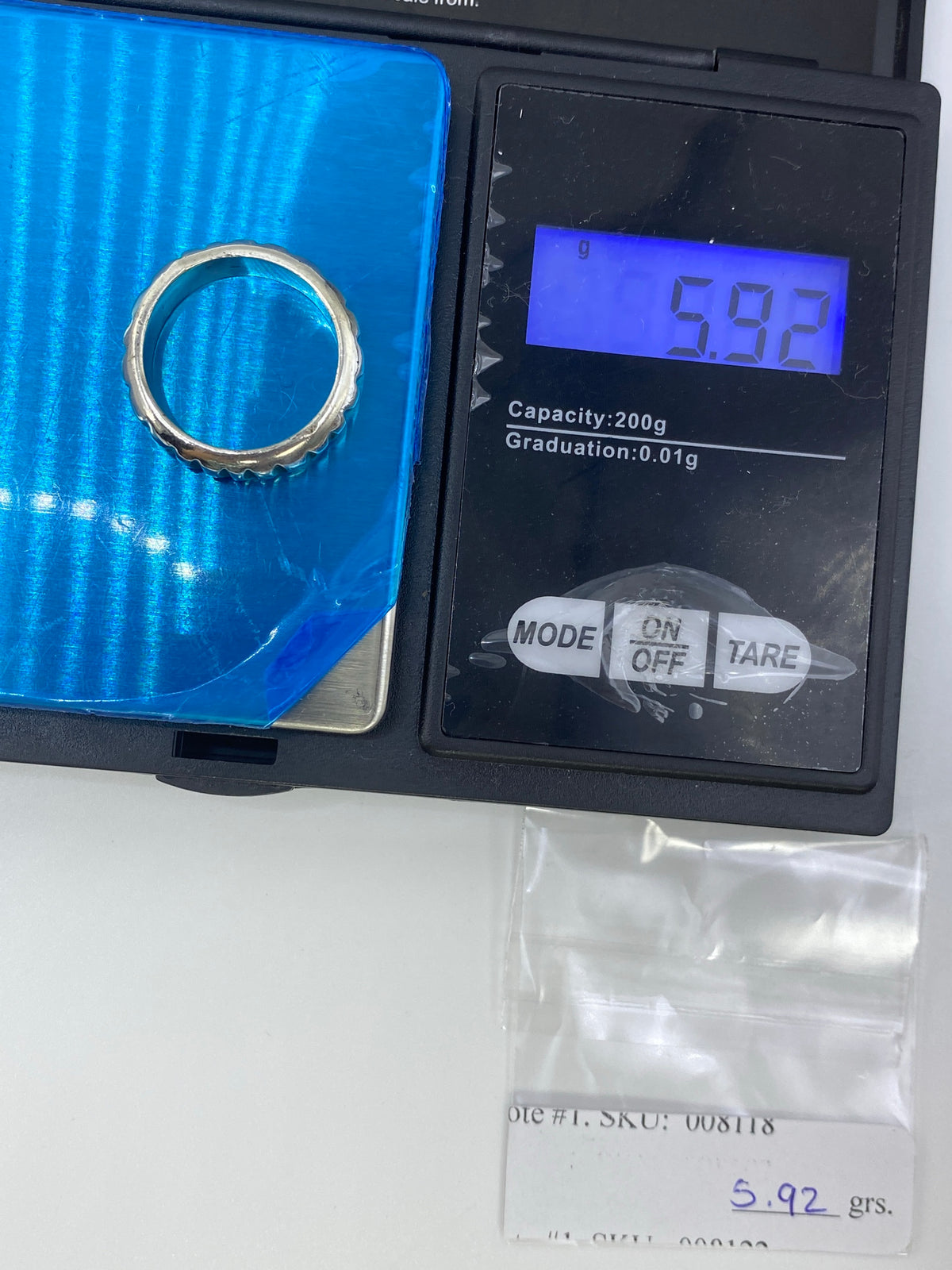 Anillo de Plata 925 con Bandas de Volumen — Taxco — foto 6