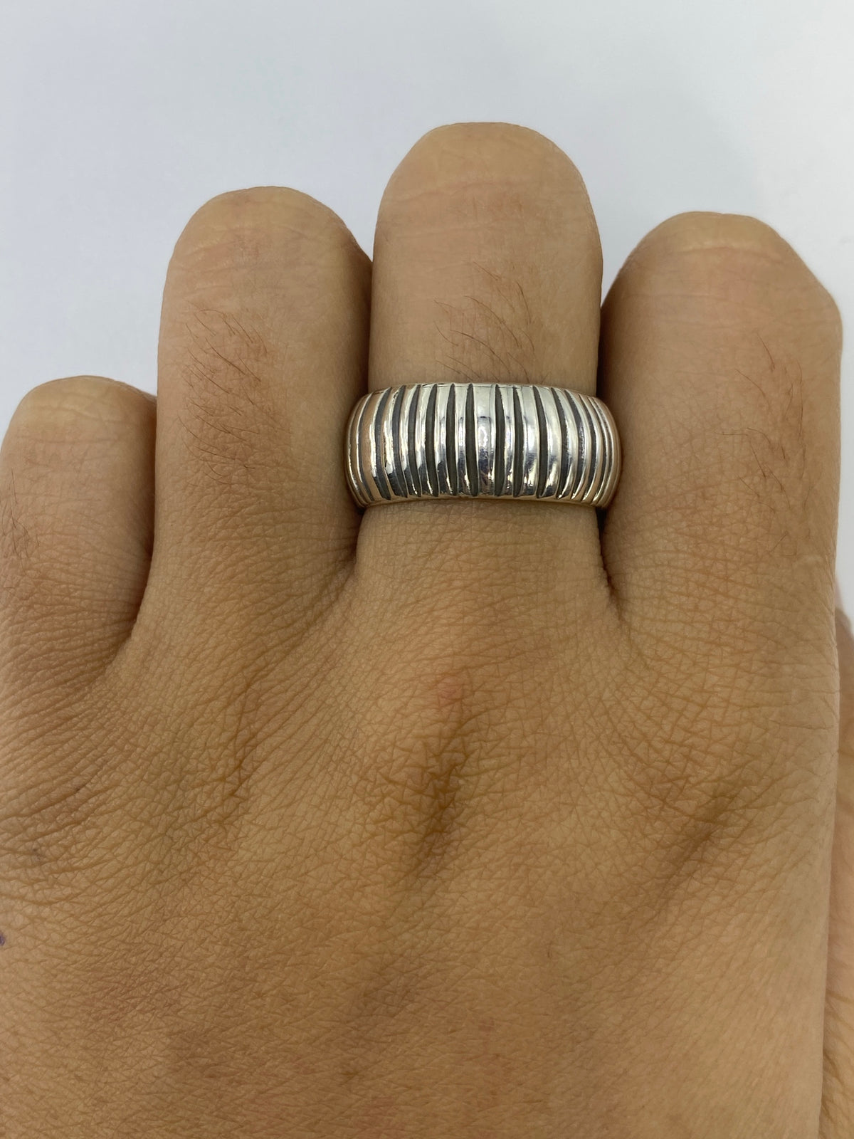 Anillo de Plata Bandas Acanaladas — Taxco 925 — foto 5