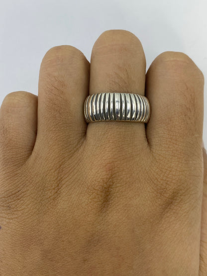 Anillo de Plata Bandas Acanaladas — Taxco 925 — foto 5